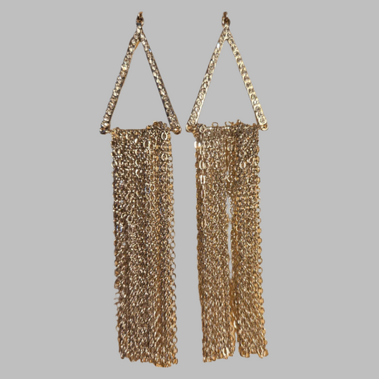 Golden Triangle Earrings